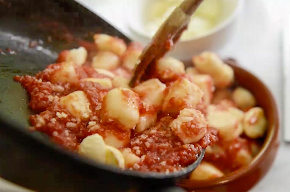 gnocchi made with senza gnocchi flour