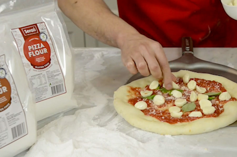 how to make gluten free pizza using senza with andrea cozzolino